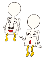 指さしキャラ