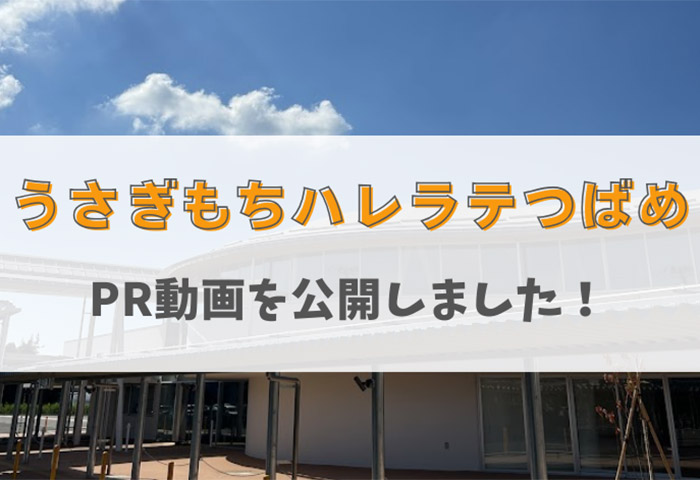うさぎもちハレラテつばめPR動画を公開しました！